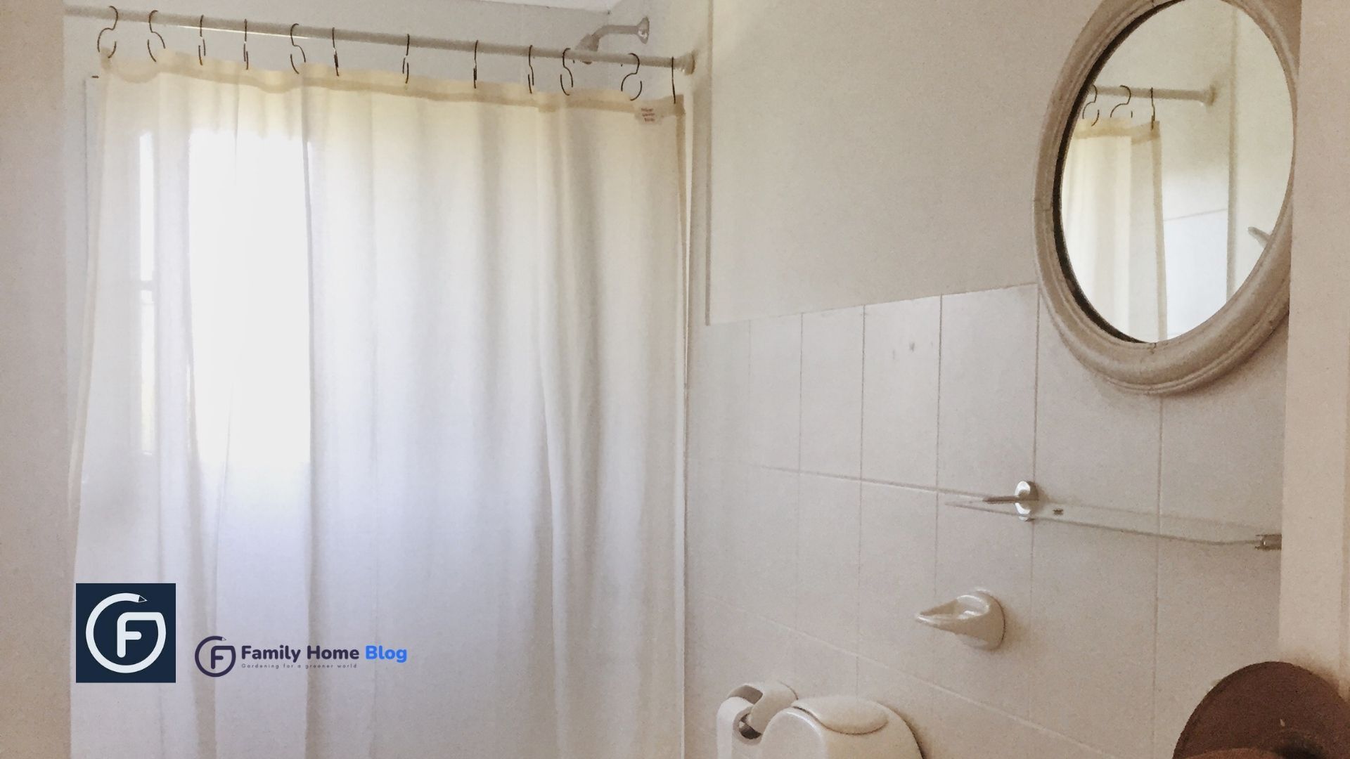shower curtain rod holders